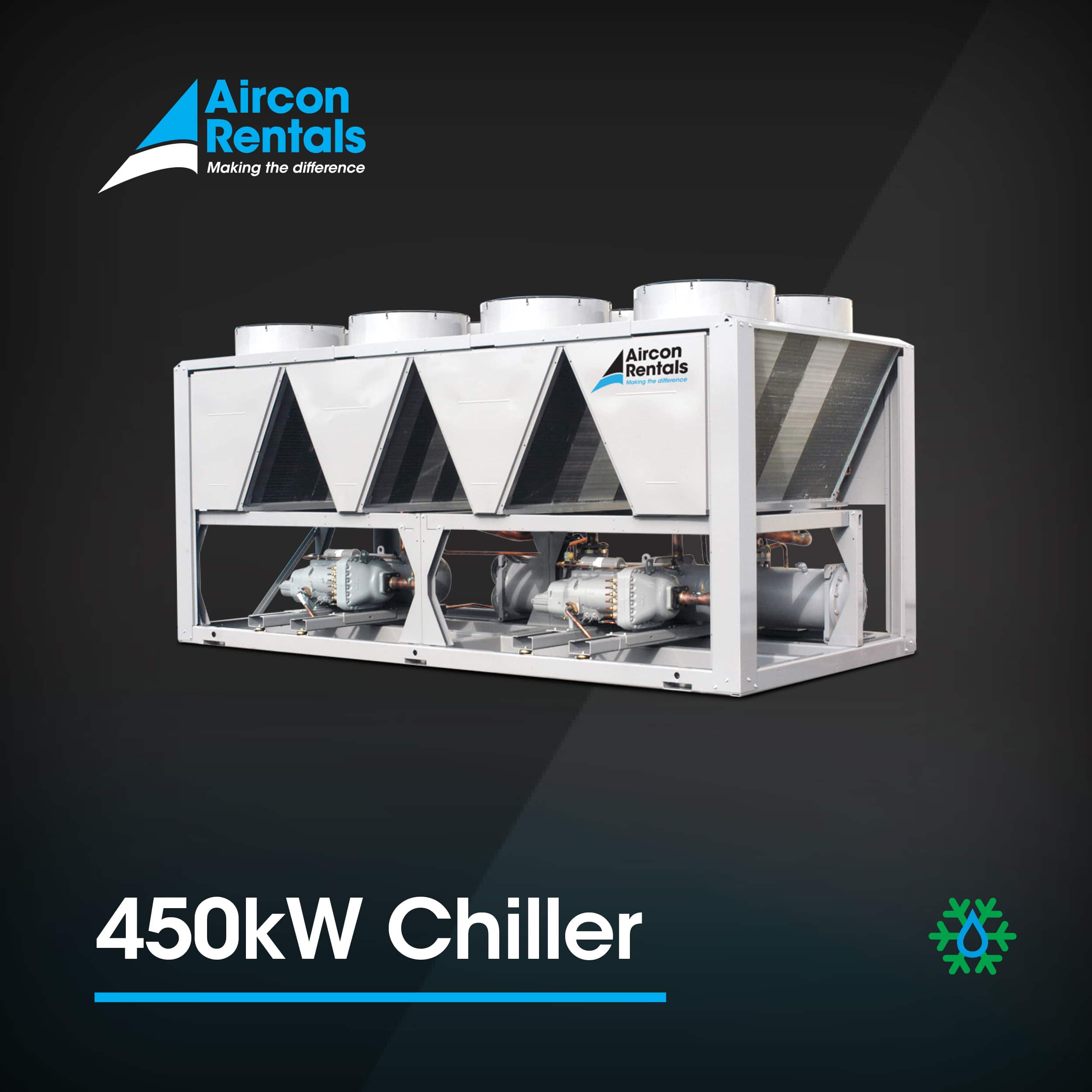 450kW Air Cooled Chiller | Aircon Rentals