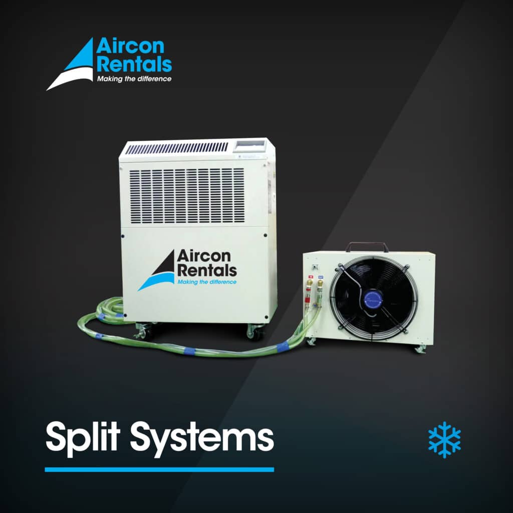 Never to Never too small to cool | Aircon Rentals 4.8kW Water Split System