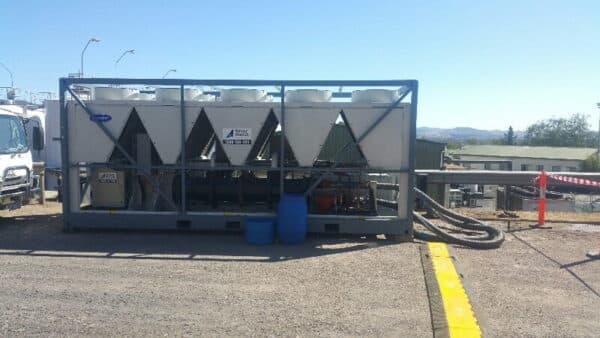 500kw chiller hire winery | temporary chiller