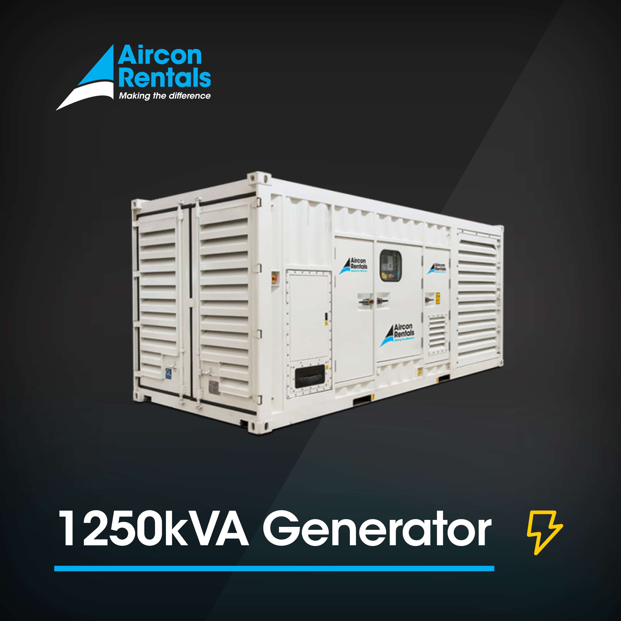 Genset Rental | Air Conditioner Rental | Aircon Rentals - 1250kVA Generator Hire