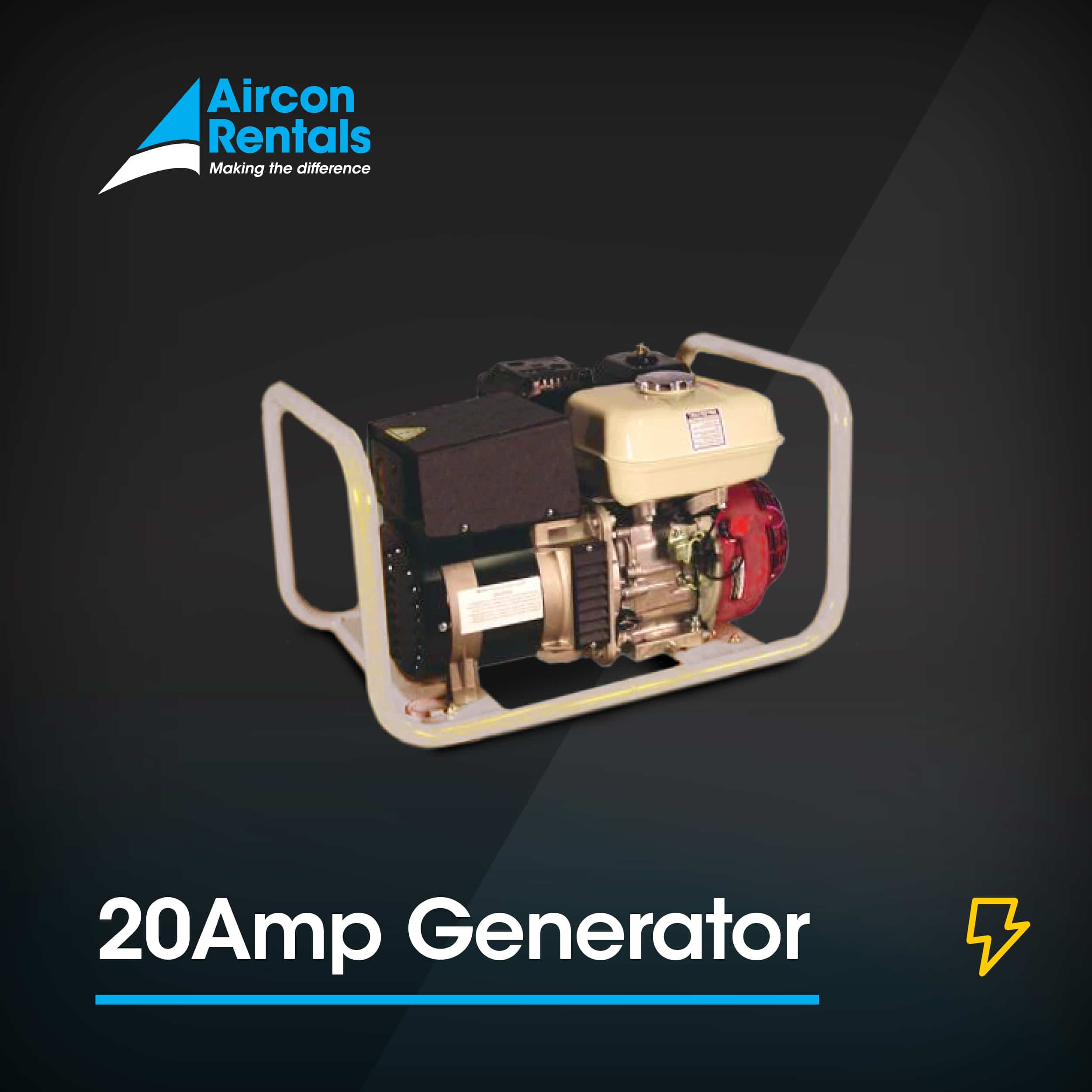 Genset Rental | Air Conditioner Rental | Aircon Rentals - 20 Amp Generator Hire