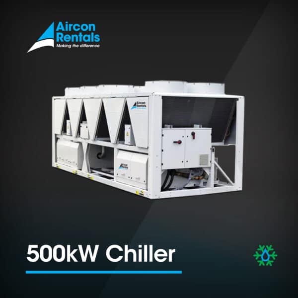 Temporary Chiller Hire | Electrical connections to existing chiller | 500kW Chiller Hire