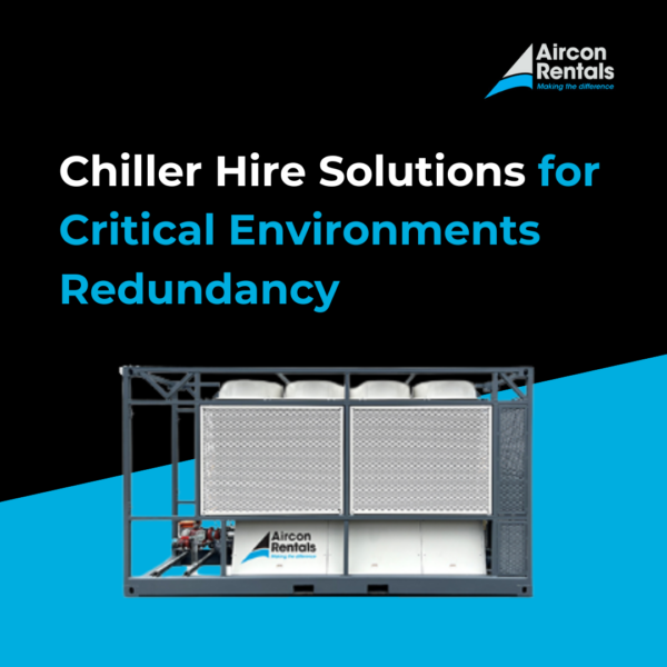 Temporary chiller system with redundant setup supporting a critical data centre environment