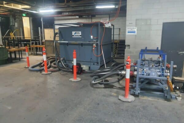 AHU hire used as a dry cooler
