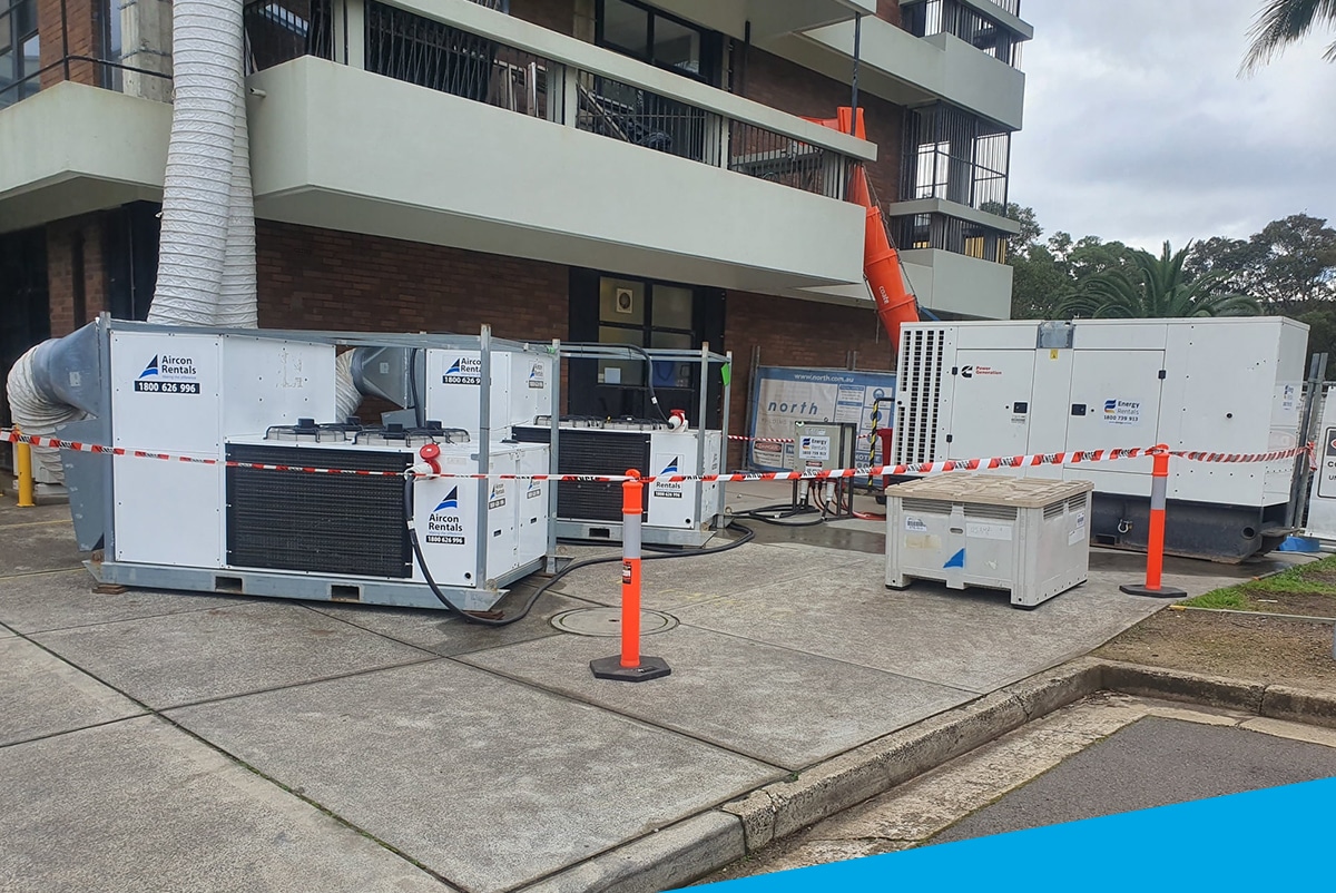 Reverse Cycle HVAC rental