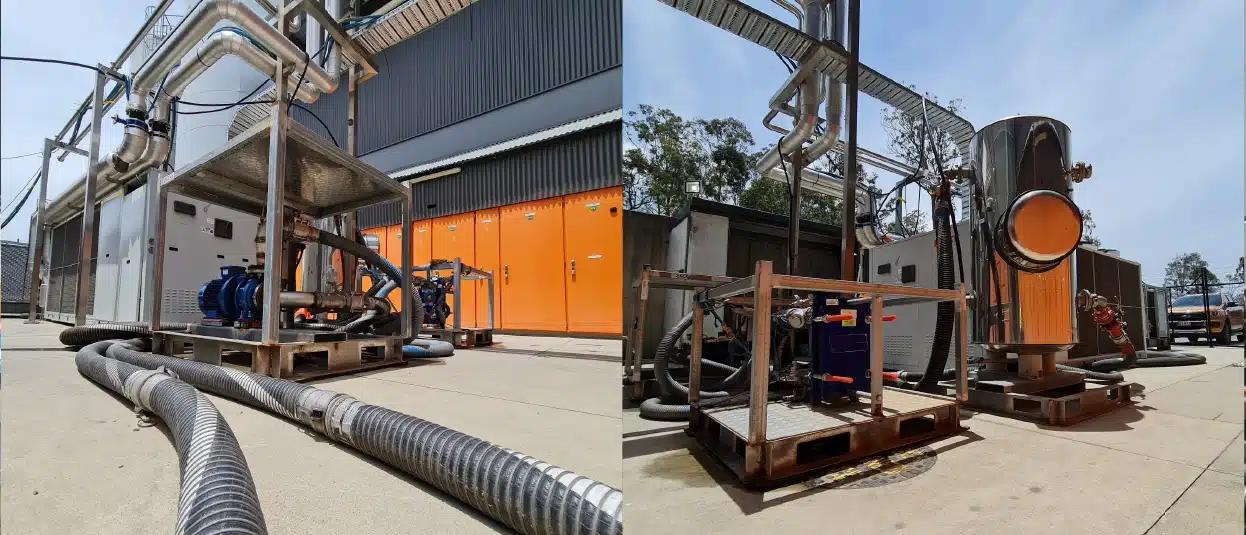 Additional cooling capacity for summer production | Chiller Hire - Bottle Plant | Aircon Rentals