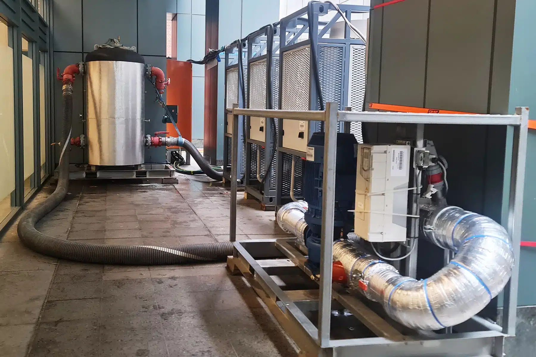 Cooling during the refurbishment | Chiller Hire | Aircon Rentals