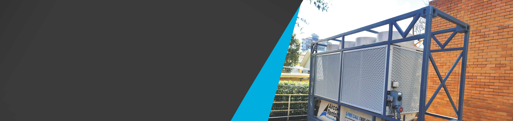 Temporary chiller for hospital HVAC failure installed at Brisbane hospital