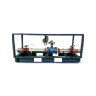 electromagnetic flow meter hire unit with Victaulic connections and pipe assembly